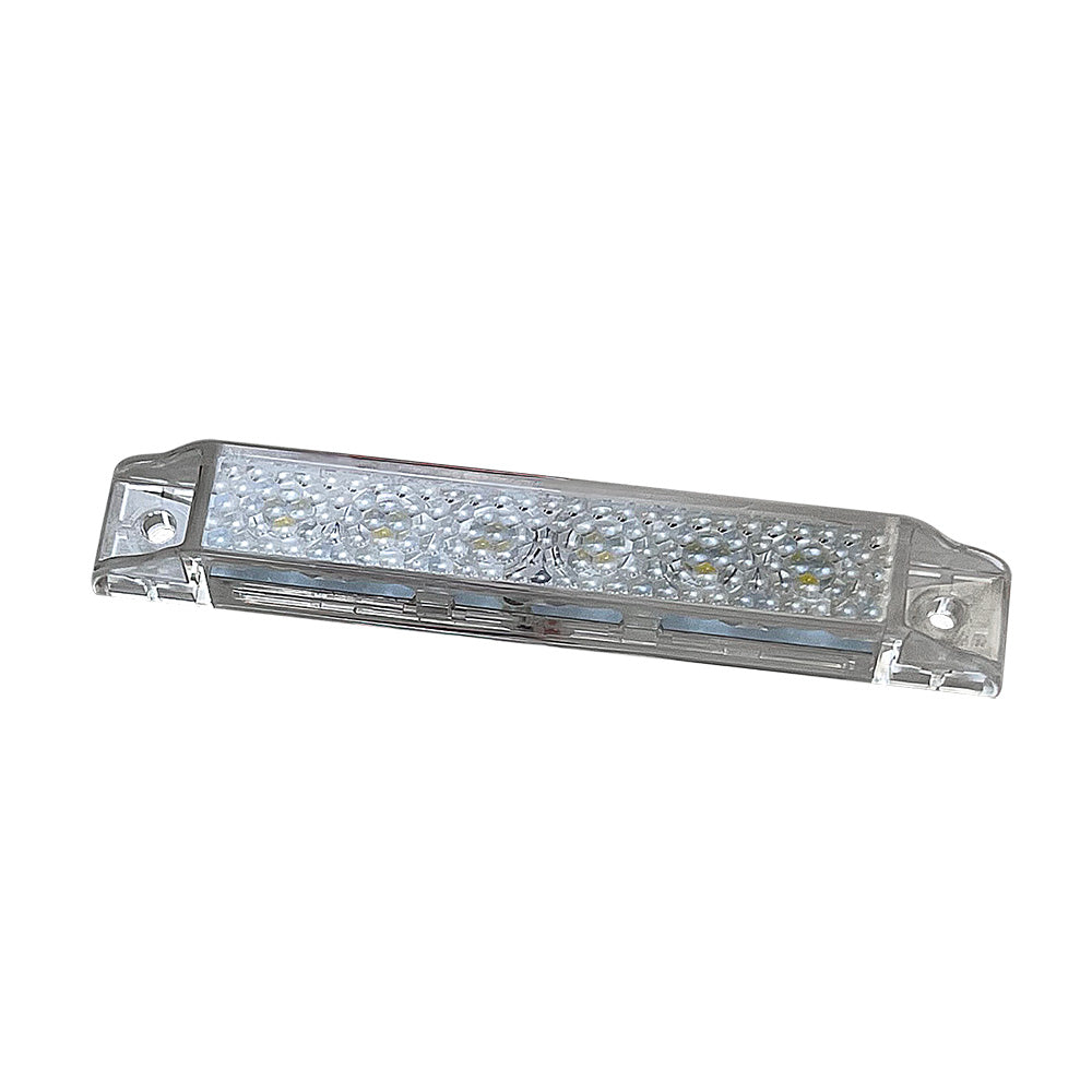 Scandvik 4" LED Light Strip - White w/Gasket - 12V - Deckhand Marine Supply