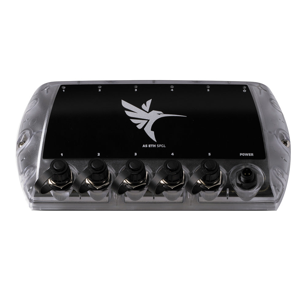 Humminbird AS-ETH-5PGL 5 Port Ethernet Switch - Deckhand Marine Supply