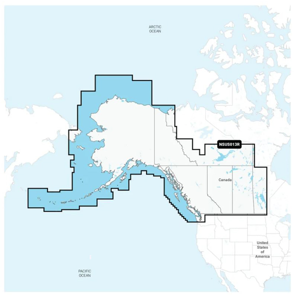 Garmin Navionics+ NSUS013R Canada, West Alaska - Deckhand Marine Supply