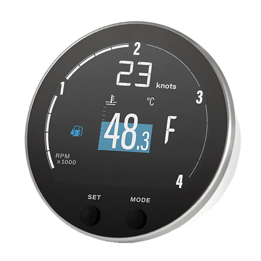 Veratron 85mm (3-3/8") VMH-35D Diesel Multifunction Gauge - Deckhand Marine Supply