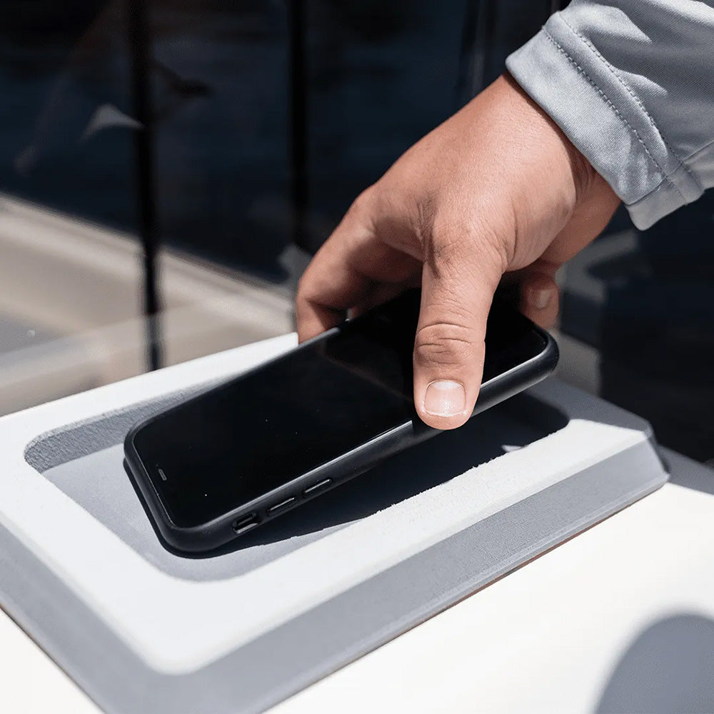 SeaDek Single Cell Phone Dash Pocket - Strom Grey/Black - Deckhand Marine Supply