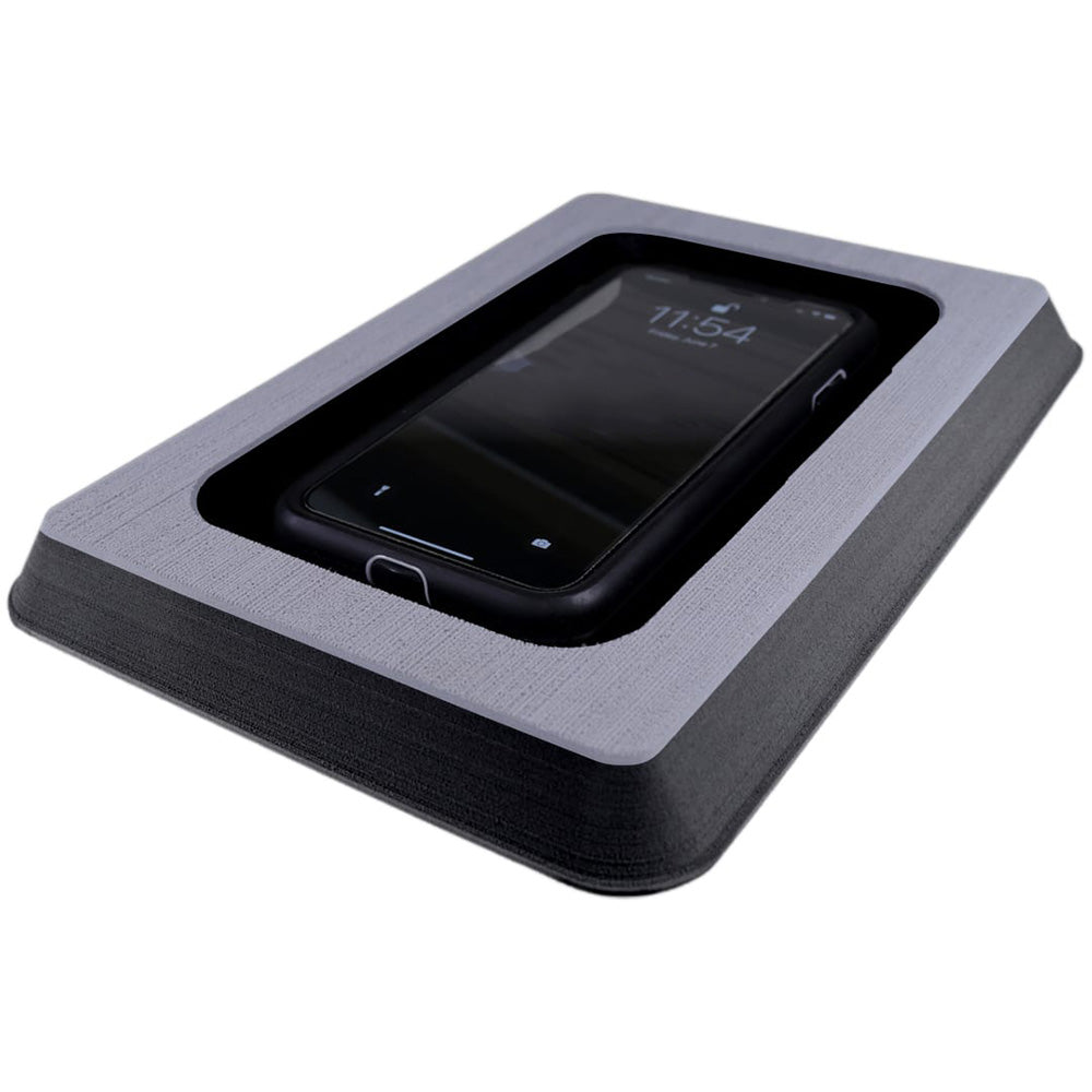SeaDek Single Cell Phone Dash Pocket - Strom Grey/Black - Deckhand Marine Supply