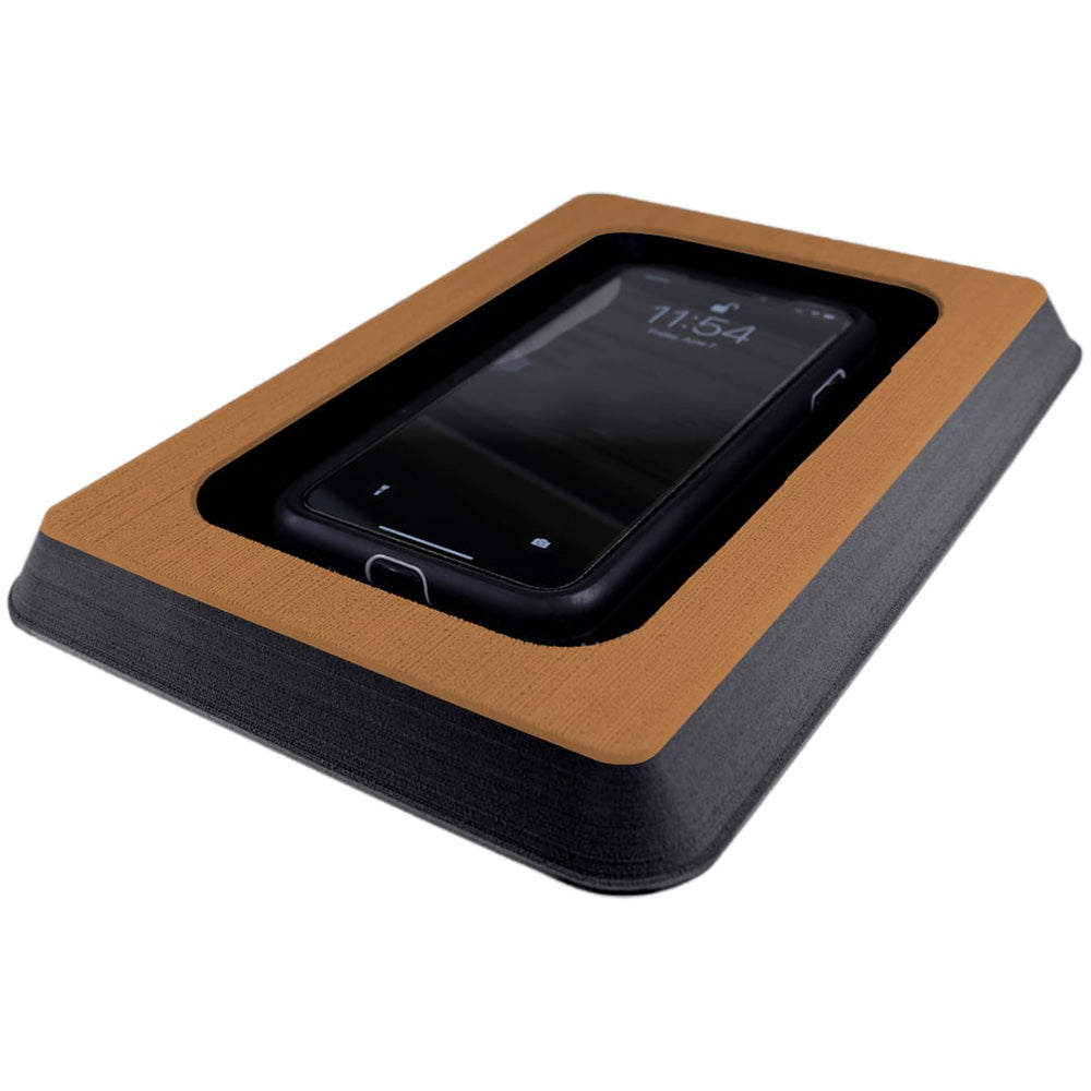 SeaDek Single Cell Phone Dash Pocket - Mocha/Black - Deckhand Marine Supply