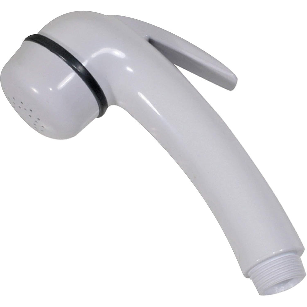 Scandvik 14004P Euro Shower Handle Straight - White - Deckhand Marine Supply