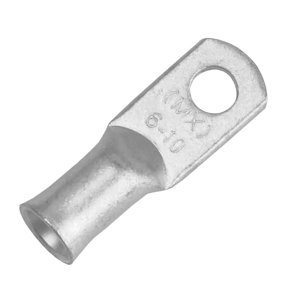 Pacer Tinned Lug 6 AWG - #10 Stud Size - 10 Pack - Deckhand Marine Supply