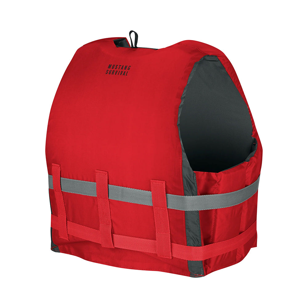 Mustang Livery Foam Vest - XS/S - Red - Deckhand Marine Supply