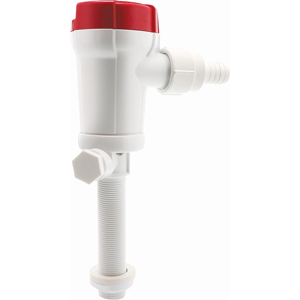 Rule 800 GPH Livewell Pump Straight Thru-Hull Inlet - Deckhand Marine Supply