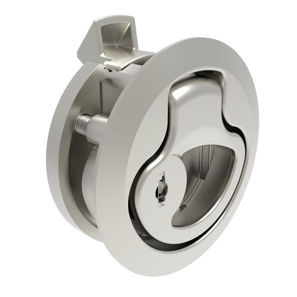 Southco Push To Close Latch - Medium - Stainless Steel - Electropolished - Deckhand Marine Supply