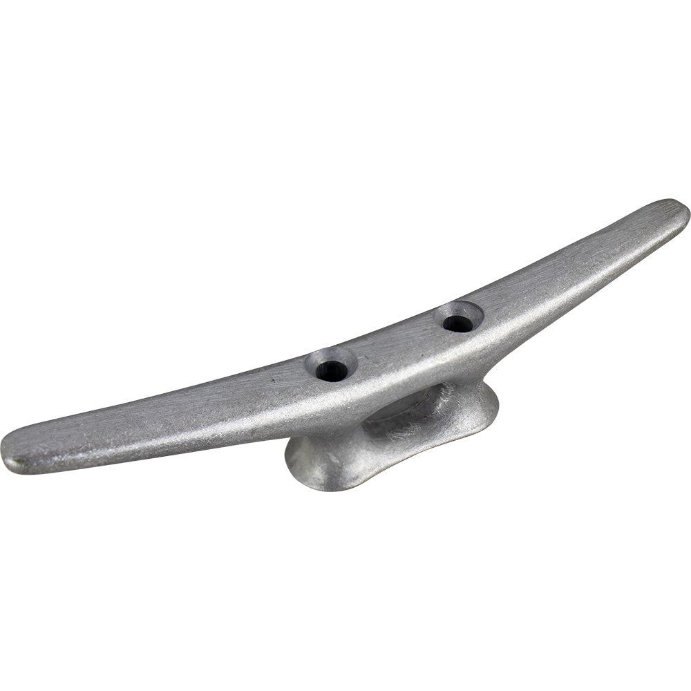 Sea-Dog Open Base Cleat - Flat Head - 10" - Die Cast Aluminum - Deckhand Marine Supply