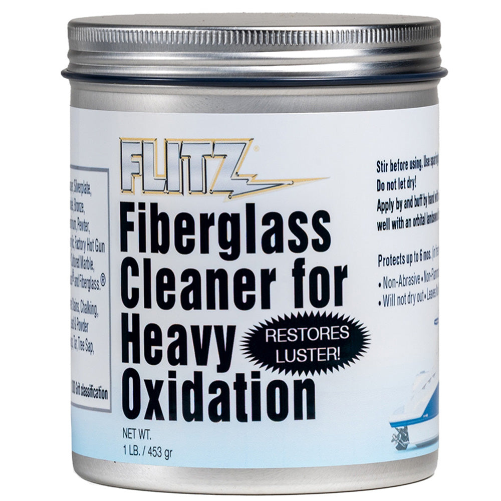 Flitz Fiberglass Cleaner f/Heavy Oxidation - 1lb - Deckhand Marine Supply