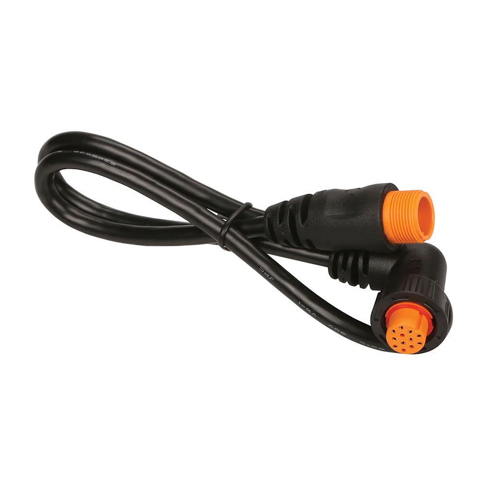 Garmin Transducer Right Angle Adapter Cable (12-pin) - Deckhand Marine Supply