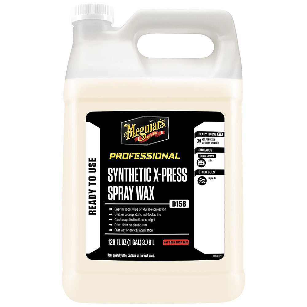 Meguiar's Synthetic X-Press Spray Wax - 1 Gallon - Deckhand Marine Supply