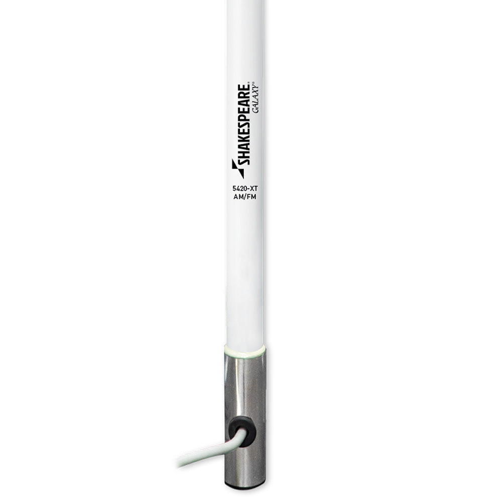 Shakespeare Galaxy 5420-XT 4' AM/FM Antenna - Deckhand Marine Supply