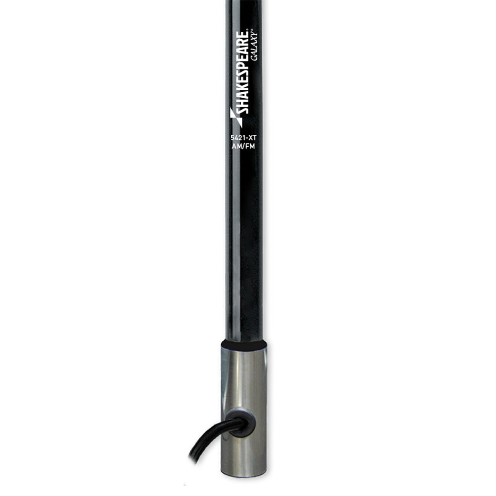 Shakespeare 5421-XT 4 Black AM / FM Antenna - Deckhand Marine Supply