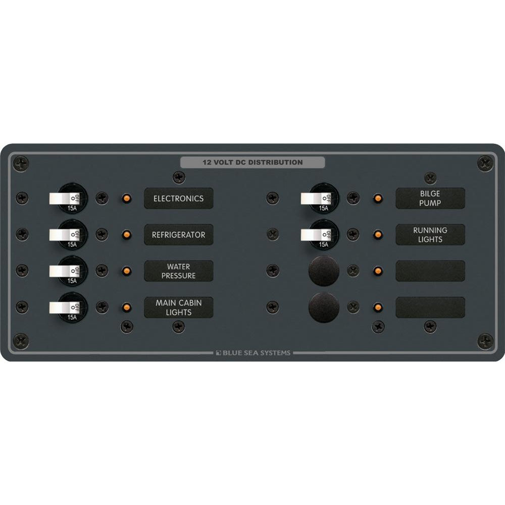 Blue Sea 8385 DC 8 Position Horizontal - Deckhand Marine Supply