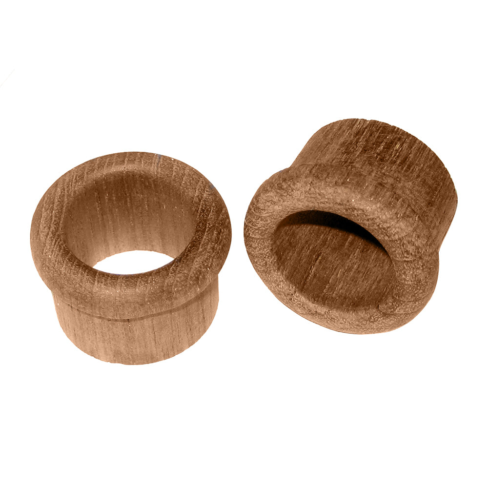 Whitecap Teak Finger Pull - 1" Barrel Length - 2 Pack - Deckhand Marine Supply
