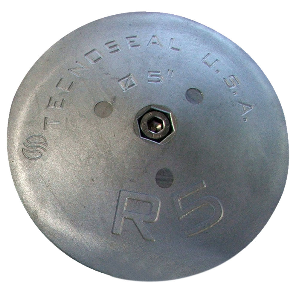 Tecnoseal R5AL Rudder Anode - Aluminum - 5" x 7/8" - Deckhand Marine Supply