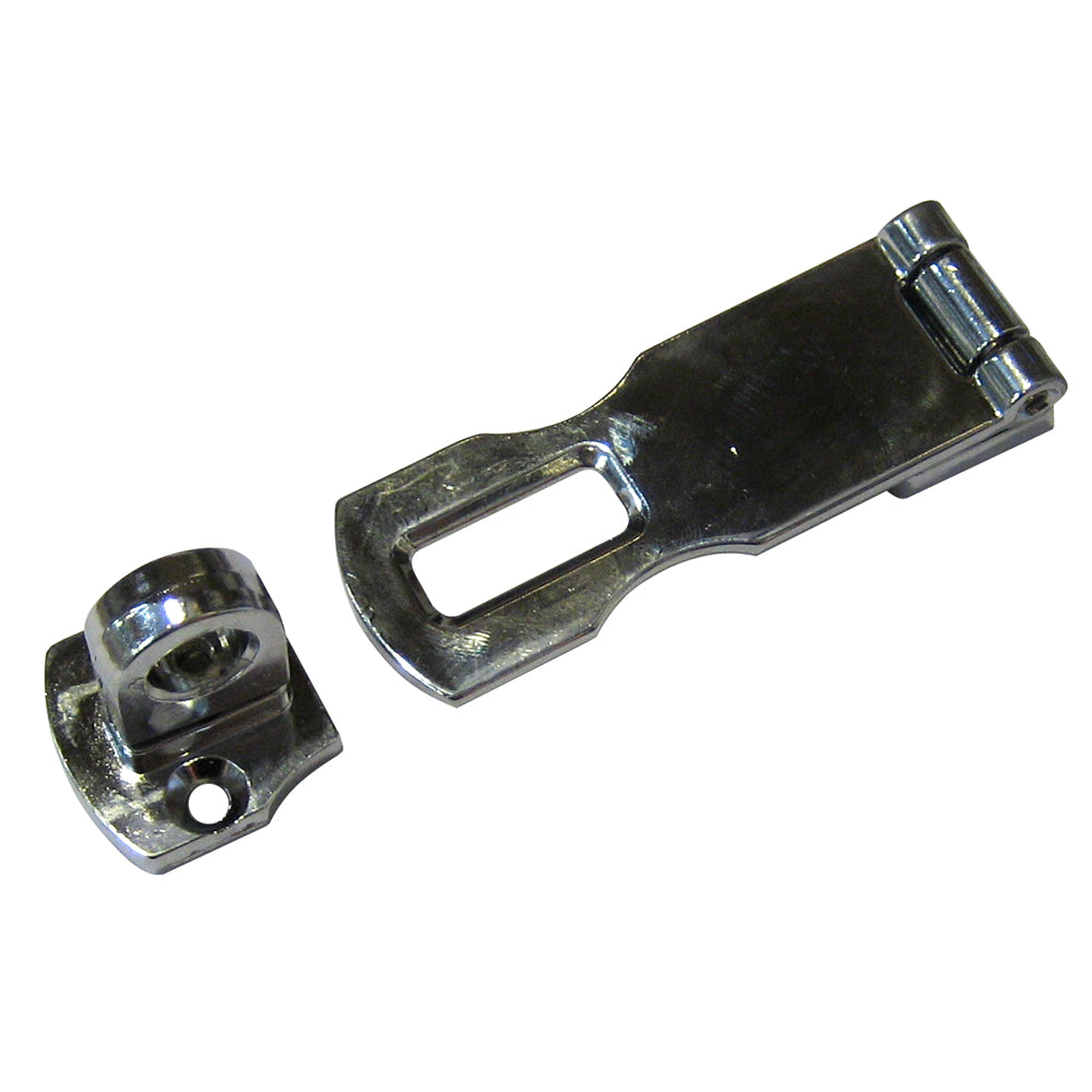 Perko Swivel Eye Hasp - 3" - Chrome Plated Zinc - Deckhand Marine Supply