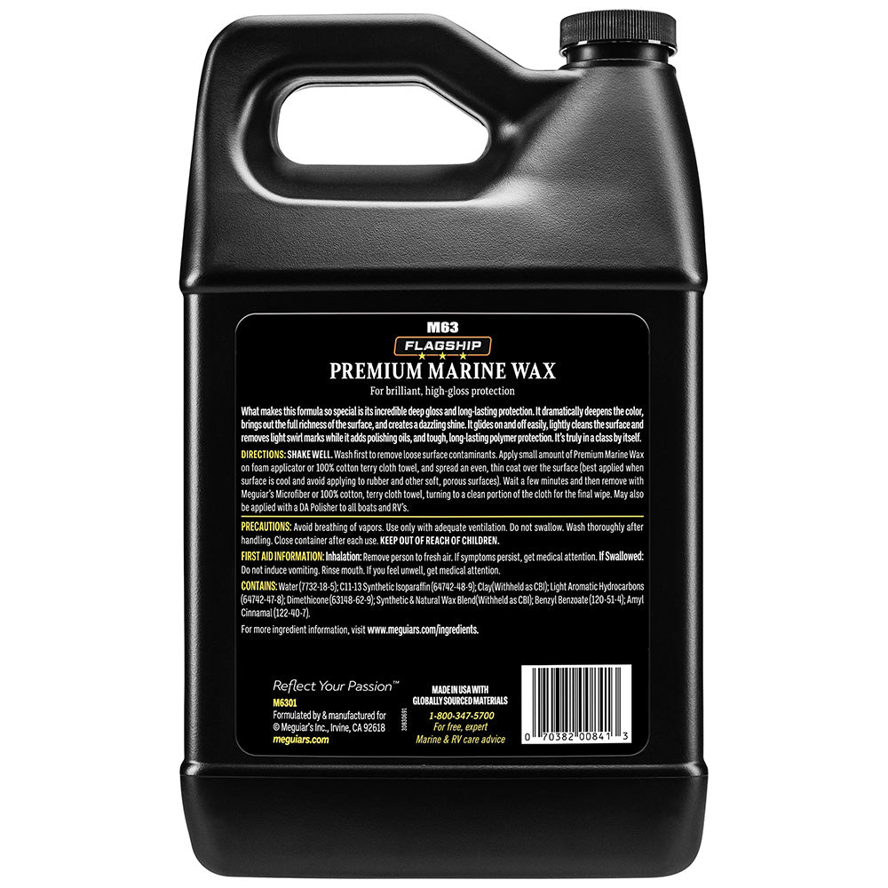 Meguiar's Flagship Premium Marine Wax - 1 Gallon - Deckhand Marine Supply