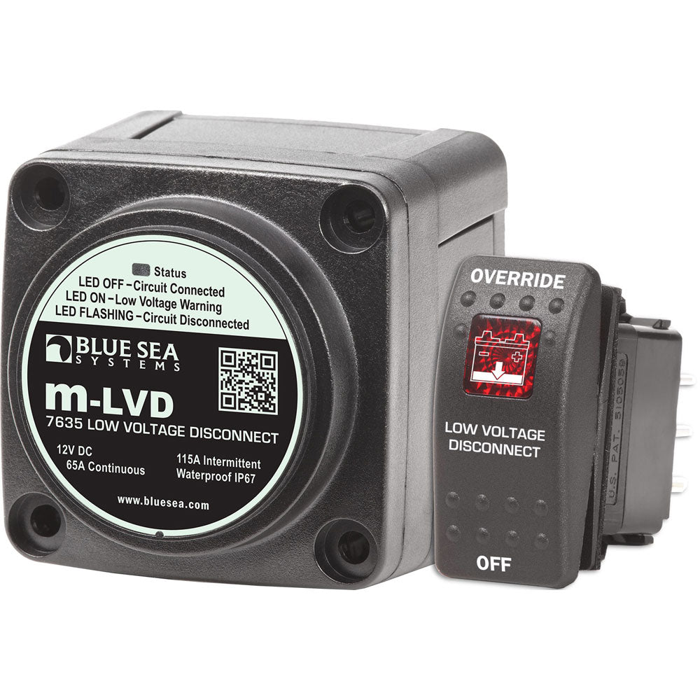 Blue Sea 7635 m-LVD Low Voltage Disconnect - Deckhand Marine Supply