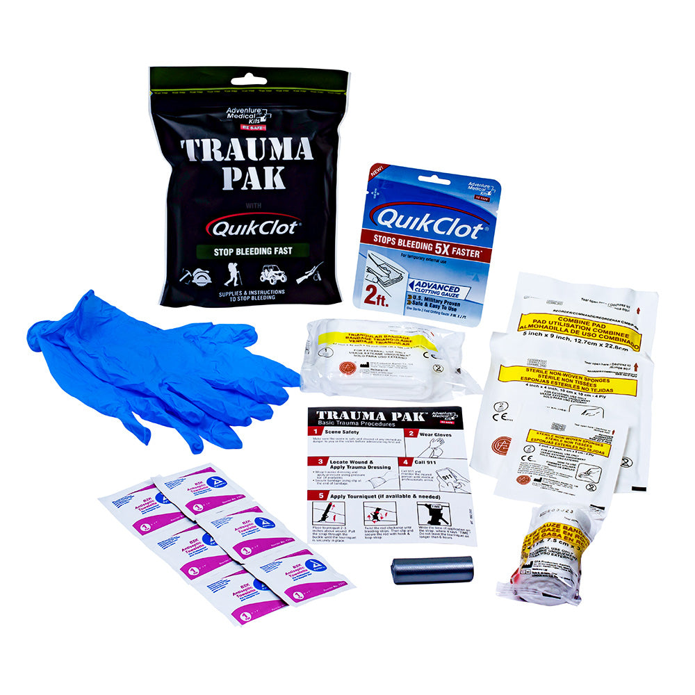 Adventure Medical Trauma Pak w/QuikClot - Deckhand Marine Supply