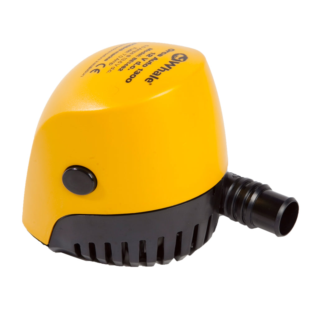 Whale Orca Auto 1300 12V Automatic Bilge Pump - Deckhand Marine Supply