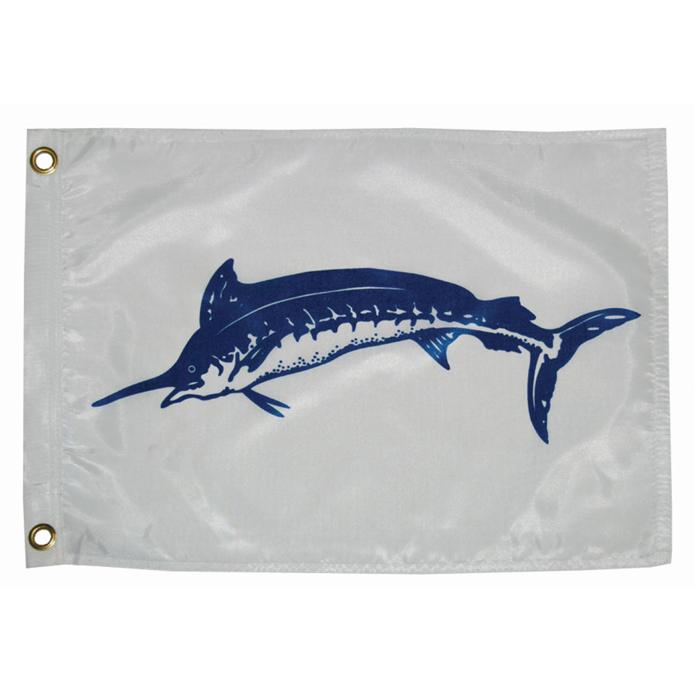 Taylor Made 12" x 18" Blue Marlin Flag - Deckhand Marine Supply
