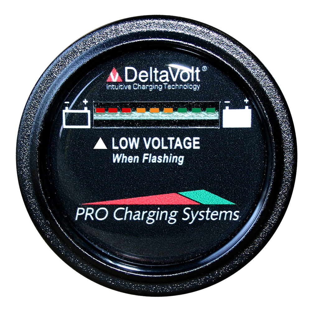 Dual Pro Battery Fuel Gauge - DeltaView Link Compatible - 36V System (3-12V Batteries, 6-6V Batteries) - Deckhand Marine Supply