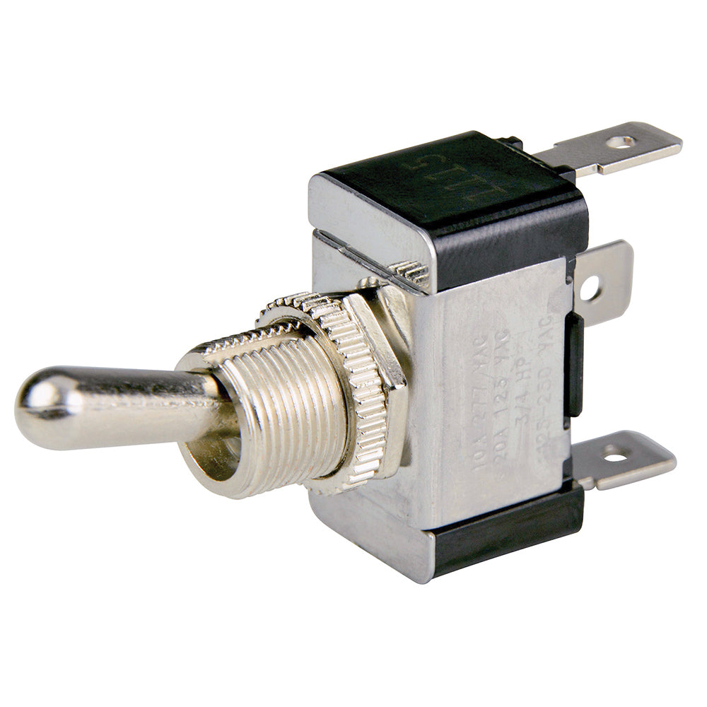 BEP SPDT Chrome Plated Toggle Switch - ON/OFF/ON - Deckhand Marine Supply