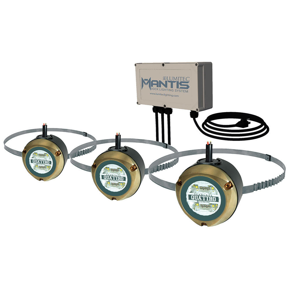 Lumitec Mantis Underwater Dock Lighting System - RGBW Full-Color - Deckhand Marine Supply
