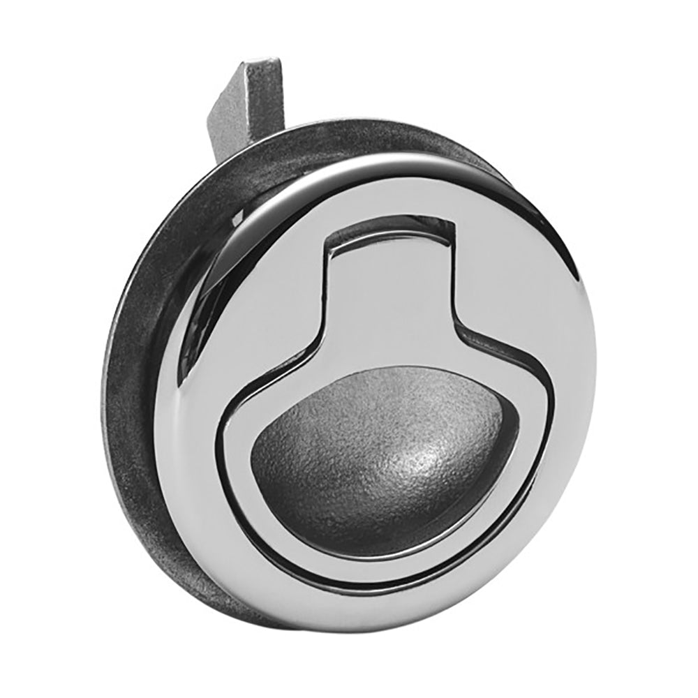 Whitecap Mini Slam Latch Stainless Steel Non-Locking Pull Ring - Deckhand Marine Supply