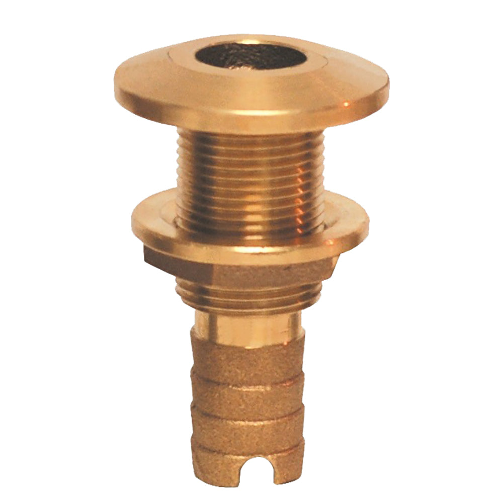 GROCO Bronze Hose Barb Thru-Hull Fitting - 1-1/4" - Deckhand Marine Supply