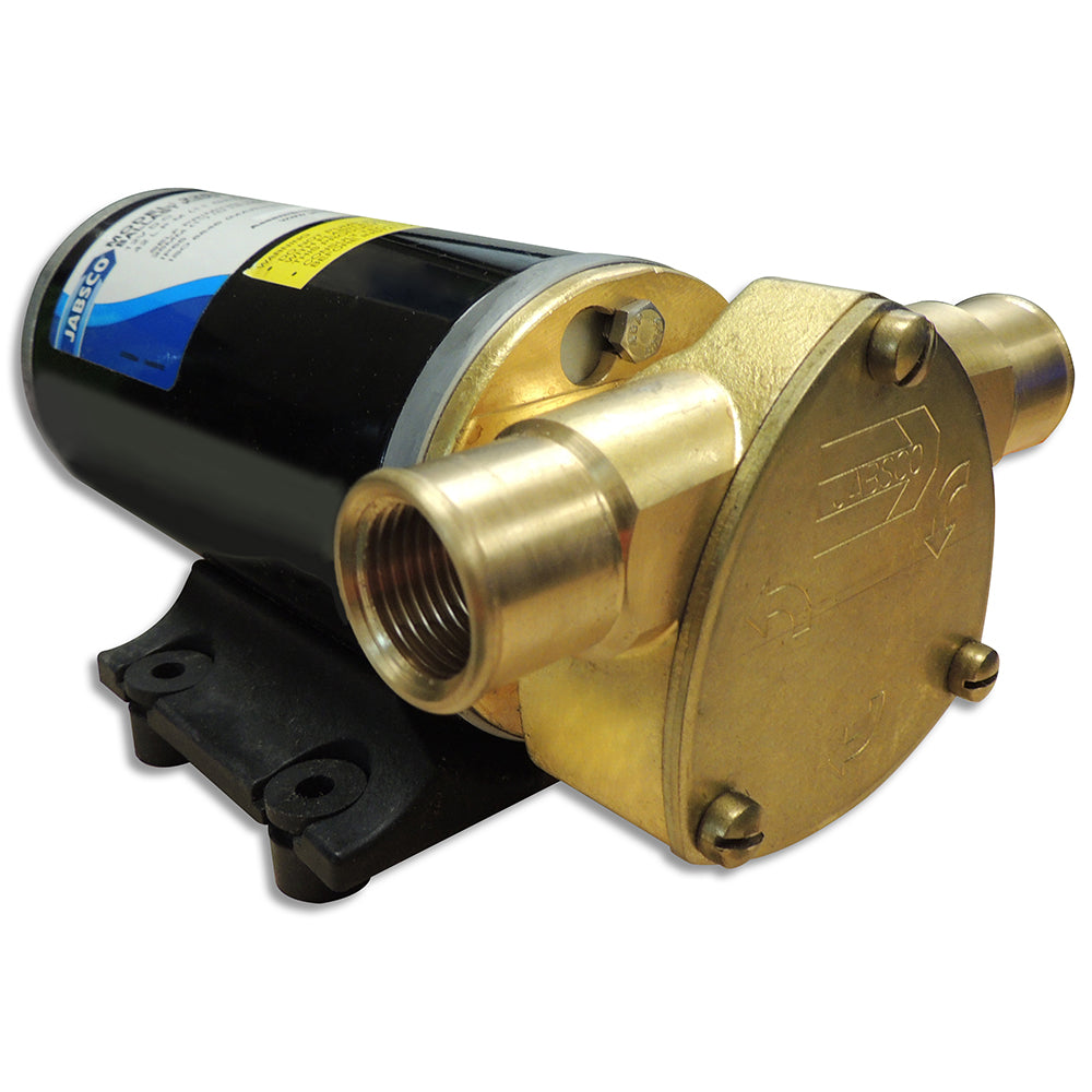 Jabsco Ballast King Bronze DC Pump w/Reversing Switch - 15 GPM - Deckhand Marine Supply