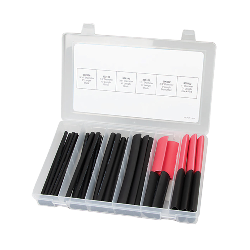 Ancor 47-Piece Adhesive Lined Heat Shrink Tubing Kit - Deckhand Marine Supply
