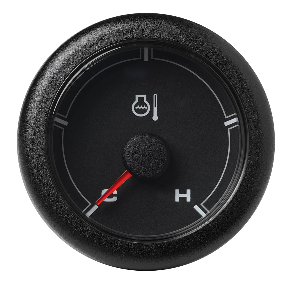 Veratron 52MM (2-1/16") OceanLink Coolant Temperature Gauge (250F) - Black Dial Bezel - Deckhand Marine Supply