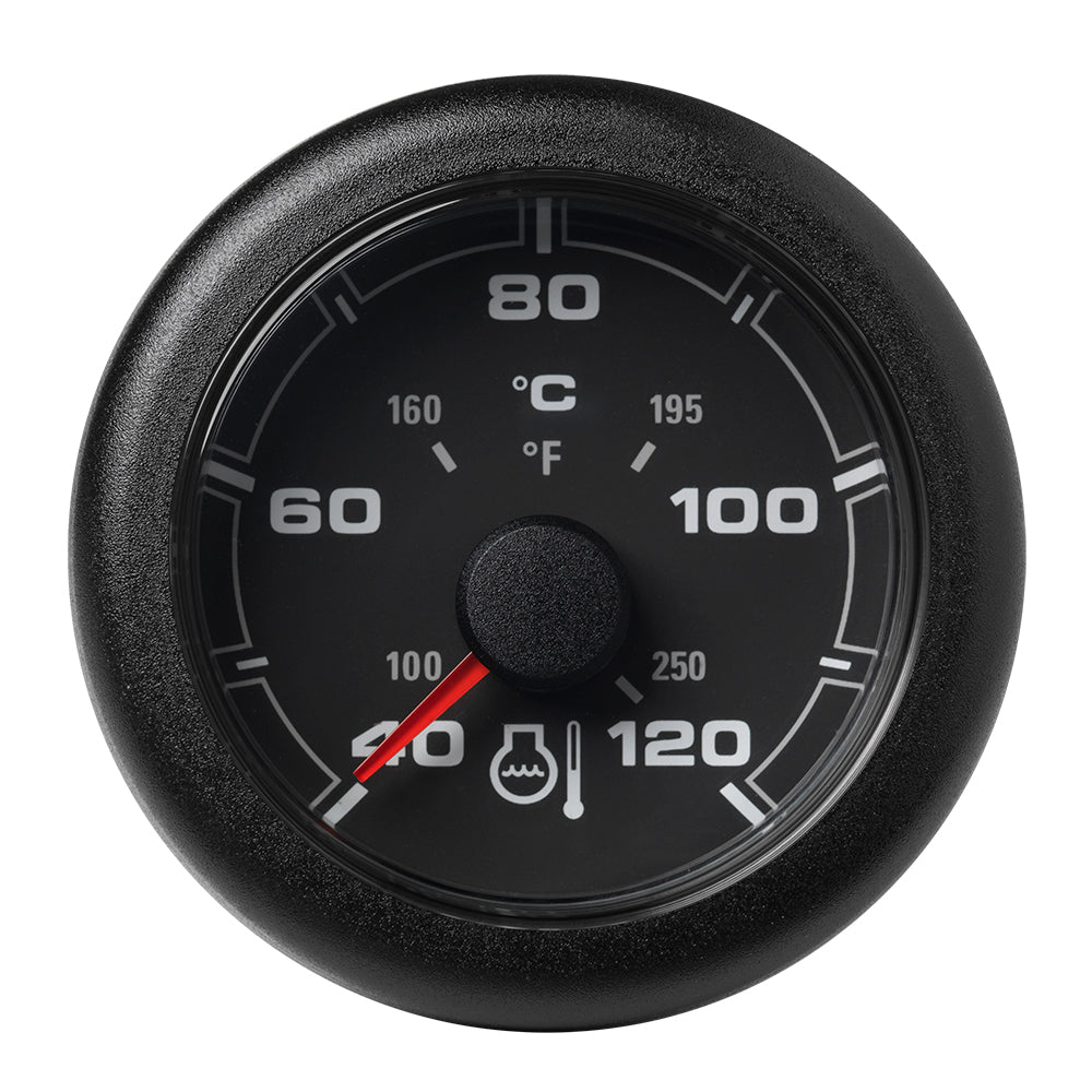 Veratron 52MM (2-1/16") OceanLink Temperature 120C/250F - Black Dial Bezel - Deckhand Marine Supply