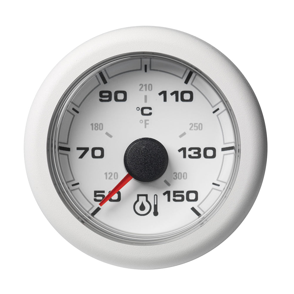 Veratron 52MM (2-1/16") OceanLink Engine Oil Temperature 150C/300F - White Dial Bezel - Deckhand Marine Supply