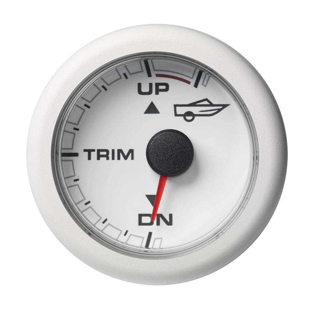 Veratron 52MM (2-1/16") OceanLink Engine Trim - Up/Down - White Dial Bezel - Deckhand Marine Supply