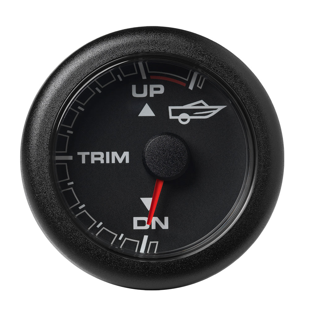 Veratron 52MM (2-1/16") OceanLink Engine Trim Gauge - Black Dial Bezel - Deckhand Marine Supply