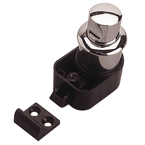 Sea-Dog Push Button Rim Latch - Polished Chrome - Deckhand Marine Supply