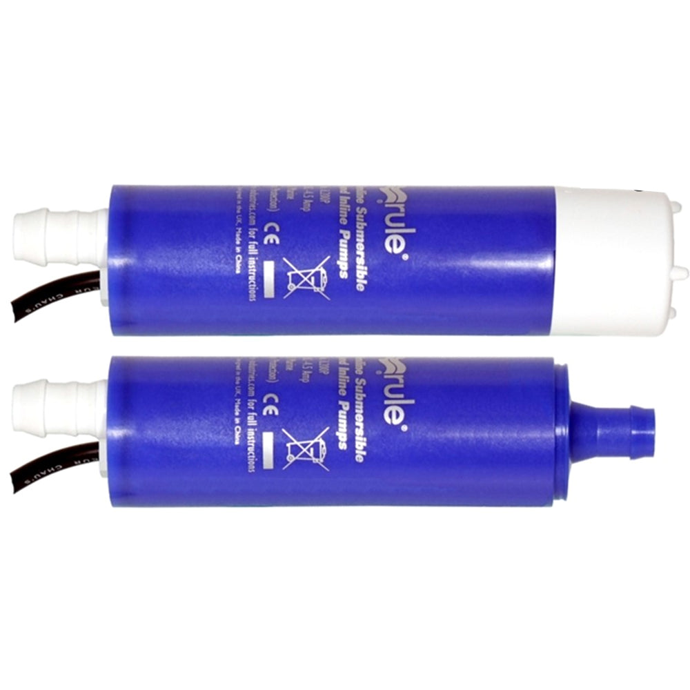 Rule IL200 Plus In-Line Submersible Pump - 24V - 2.8GPM - Deckhand Marine Supply