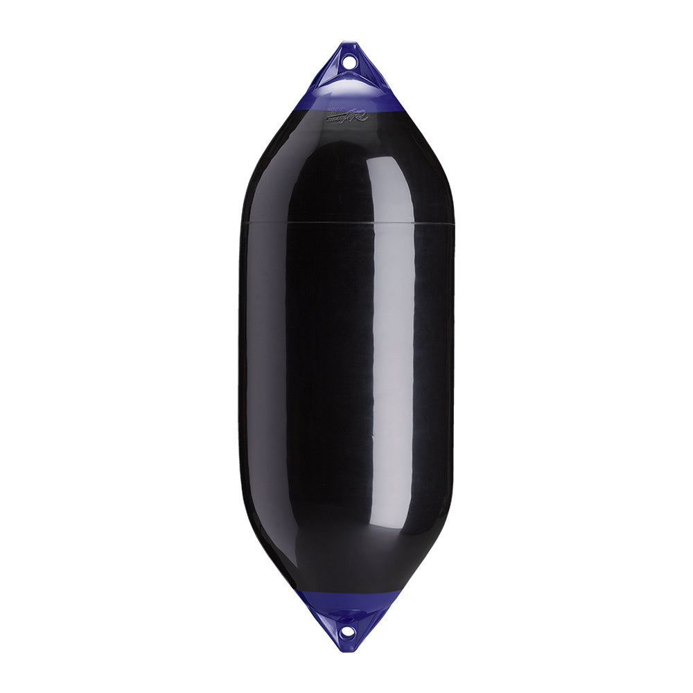 Polyform F-10 Twin Eye Fender 18" x 50" - Black - Deckhand Marine Supply