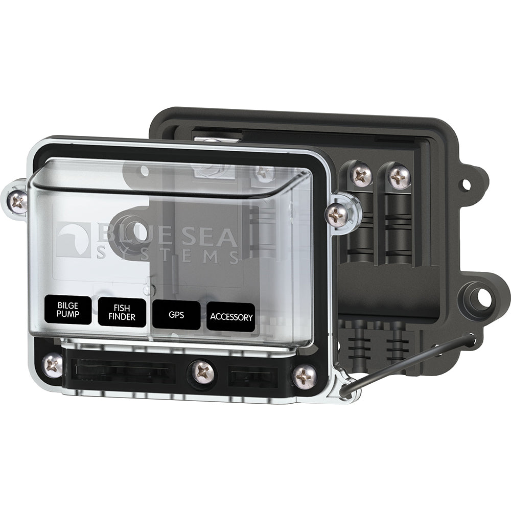 Blue Sea 2356 Water Resistant BusBar - 100 Amp w/Cover - Deckhand Marine Supply