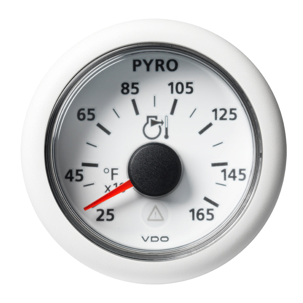 Veratron 52 MM (2-1/16") ViewLine Pyrometer - 250 to 1650F - White Dial Bezel - Deckhand Marine Supply