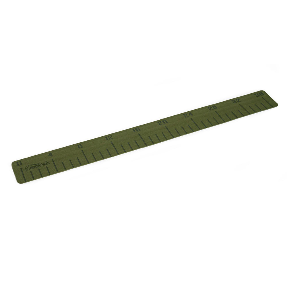 SeaDek 36" Fish Ruler - Olive Green w/SeaDek Logo - Deckhand Marine Supply
