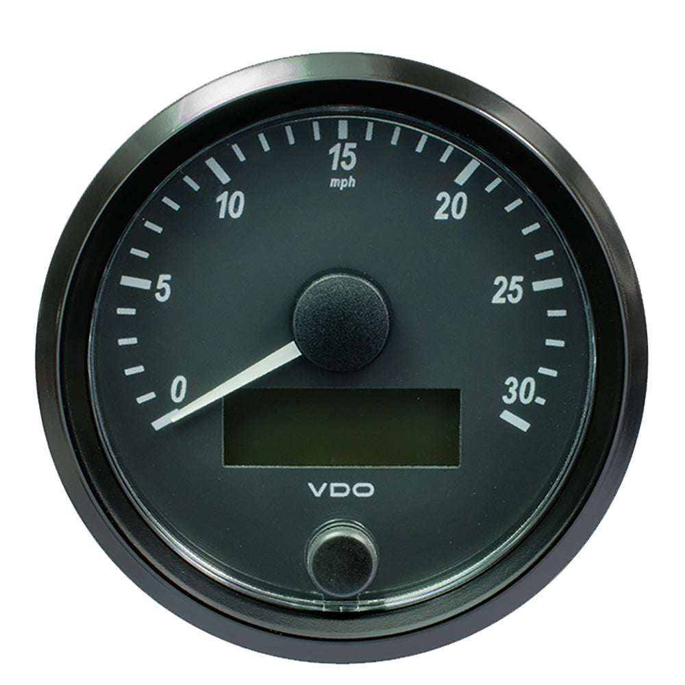 VDO SingleViu 80mm (3-1/8") Speedometer - 30 MPH - Deckhand Marine Supply