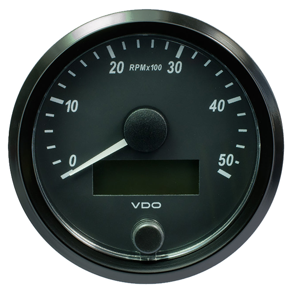 VDO SingleViu 80mm (3-1/8") Tachometer - 5000 RPM - Deckhand Marine Supply