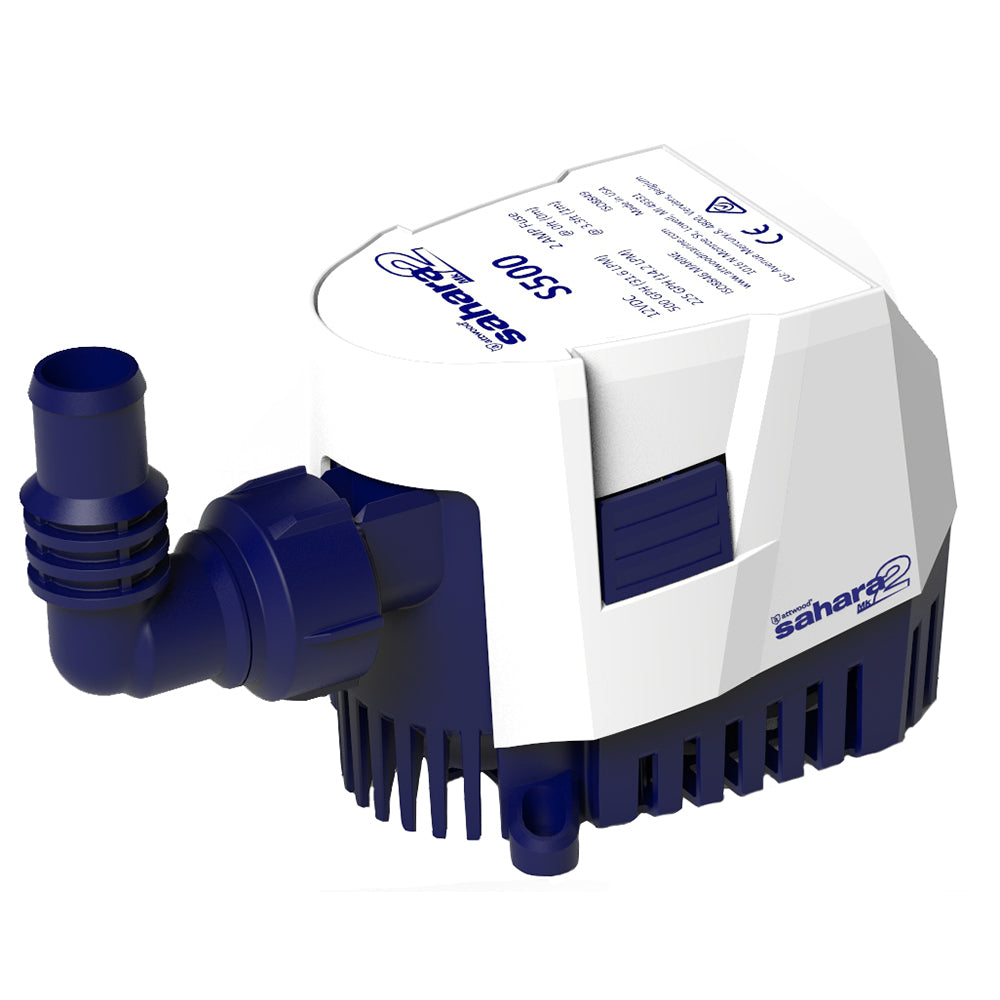 Attwood Sahara MK2 S500 Bilge Pump 500 GPH - 12V - Automatic - Deckhand Marine Supply