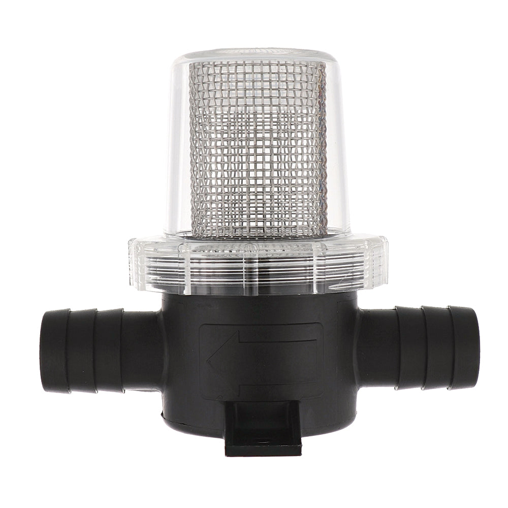 Jabsco Pumpgard In-Line Strainer 3/4 Hose - 40 Mesh - Deckhand Marine Supply