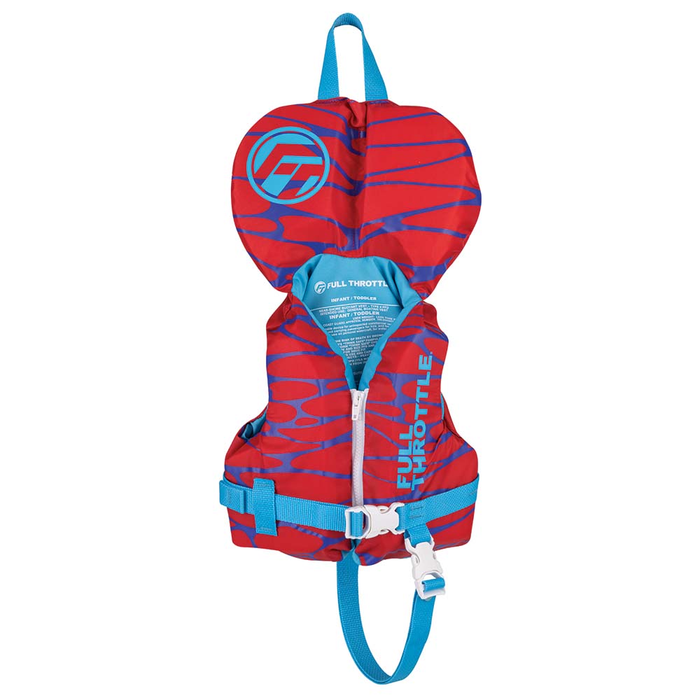 Full Throttle Infant Nylon Life Jacket - Red - Deckhand Marine Supply